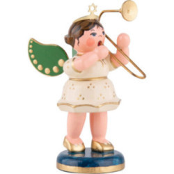 Engel mit Posaune - 6,5 cm
