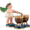 Angel with Kettle Drum - 6,5 cm / 2,5 inch