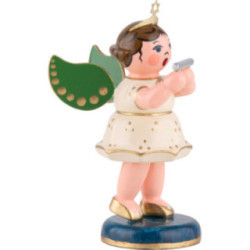 Angel with Transverse Flute - 6,5 cm / 2,5 inch