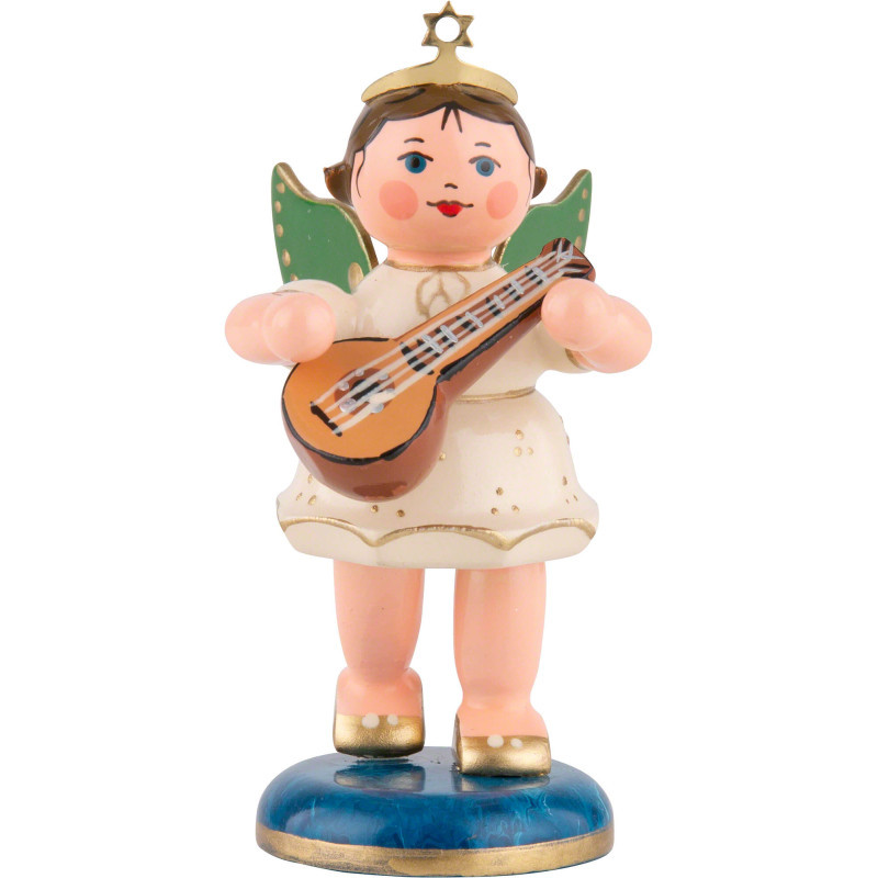 Engel mit Mandoline - 6,5 cm