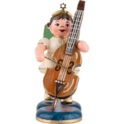 Engel mit Kontrabaß - 6,5 cm