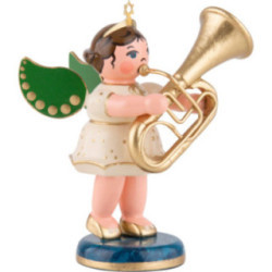 Angel with Tuba - 6,5 cm / 2,5 inch