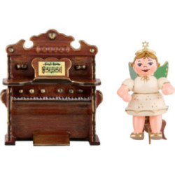 Angel with Harmonium - 6,5 cm / 2,5 inch
