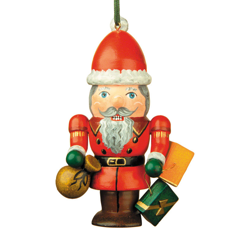 Tree Ornament - Nutcracker Santa - 7 cm / 3 inch