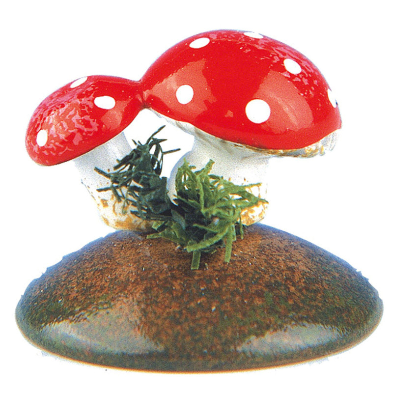 Lucky Mushrooms - Set of Six - 2 cm / 0,75 inch