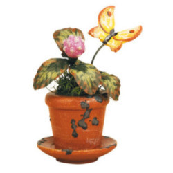 Blumentopf Kleeblume 3er-Set - 6 cm