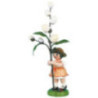 Flower Girl with May Kitten - 11 cm / 4,3 inch