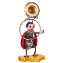 Marienkäfer mit Sousaphon - 8 cm