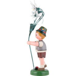 Blumenkind Junge Edelweiß - 24 cm