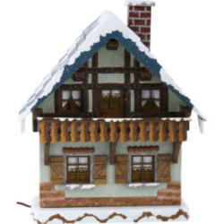 Winterhaus mit Balkon - 15 cm