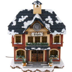 Winterhaus Schule - 15 cm