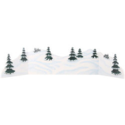 Winter Landscape Diorama - 100-115x24 cm / 39-45x9,5 inch