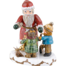 Winter Children Thank You Dear Santa Claus - 9 cm / 3,5 inch