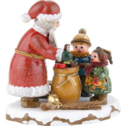 Winter Children Thank You Dear Santa Claus - 9 cm / 3,5 inch