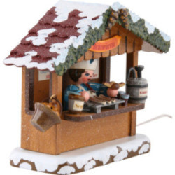 Winterkinder Marktbude Bratwursthäusel - 10 cm