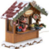 Winterkinder Marktbude Pfefferkuchenhäusel - 10 cm
