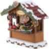 Winterkinder Marktbude Pfefferkuchenhäusel - 10 cm