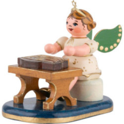 Engel mit Zither - 6,5 cm