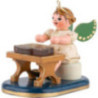 Angel with Zither - 6,5 cm / 2,5 inch
