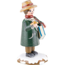Winter Children Dad Goes Shopping - 8 cm / 3 inch