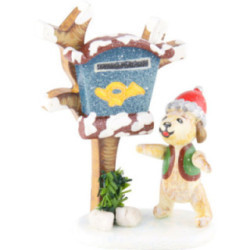 Winterkinder 3er-Set Zeitungsbote - 6 cm