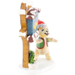 Winter Children Set of Three Newspaper Courier 6 cm / 2 inch
