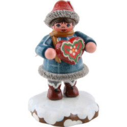 Winter Children Tinchens Gingerbread Heart - 5 cm / 2 inch