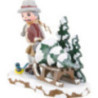 Winter Children Tree Thief - 9x8 cm / 3,5x3 inch