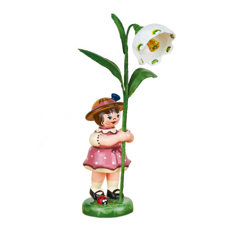 Blumenkind Mädchen mit Märzenbecher - 11 cm
