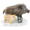 Winterkinder 4er Set Wildschweine - 3 cm