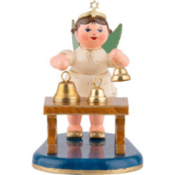 Engel mit Glockenspiel - 6,5 cm