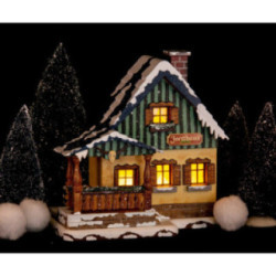Winter Children Forest House - 15 cm / 6 inch