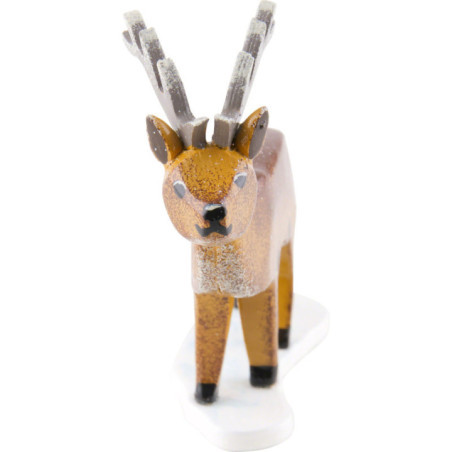 Winterkinder 4er-Set Hirsch - 6 cm