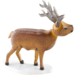 Winterkinder 4er-Set Hirsch - 6 cm