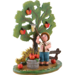 Landidyll Apfelernte - 10x13 cm