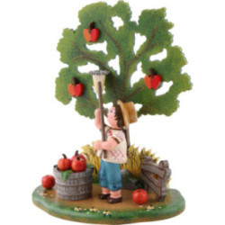 Landidyll Apfelernte - 10x13 cm