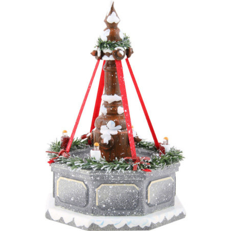 Winterkinder Stadtbrunnen - 12 cm