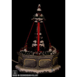 Winter Children Fountain with Lights - 12 cm / 4.7 inch