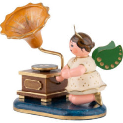 Engel mit Grammophon - 6,5 cm