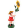 Flower Child with Sun Flower, Red - 53 cm / 21 inch