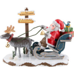 Winter Children "Santa Claus is Coming to Town" - 8 cm / 3.1 inch