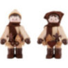 Thiel Figurines - Striezel Children - natural - Set of Two - 6 cm / 2.4 inch