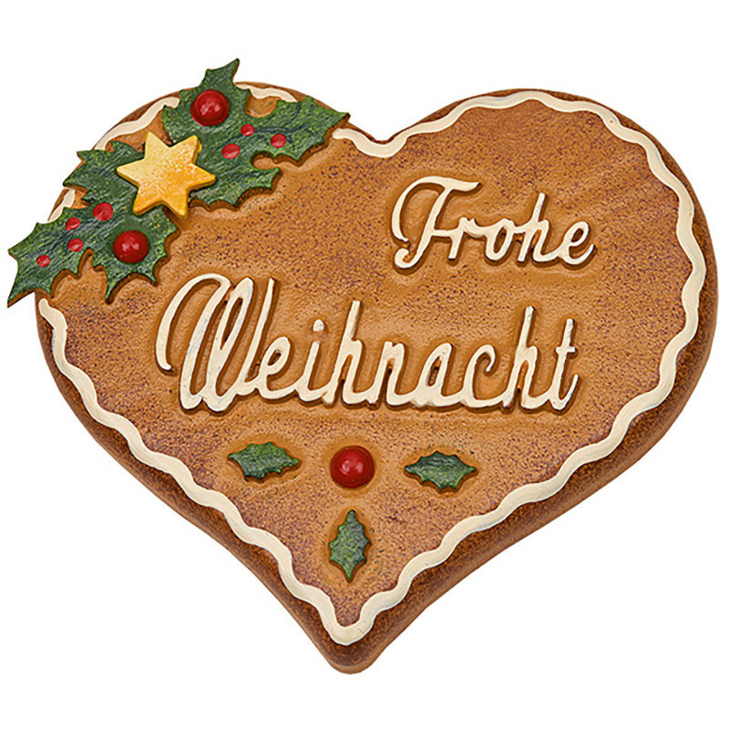 Magnetic Pin - Gingerbread Heart - 7 cm / 2.8 inch