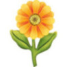 Magnetic Pin - Dahlia - 7 cm / 2.8 inch