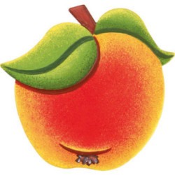 Magnetpin Apfel - 7 cm