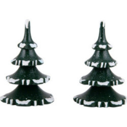 Winter Children Trees - Medium - Set of 2 - 8 cm / 3.1 inch