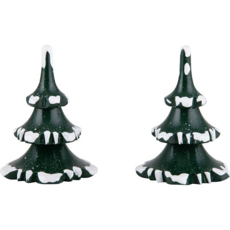 Winter Children Trees - Small - Set of 2 - 6 cm / 2.4 inch
