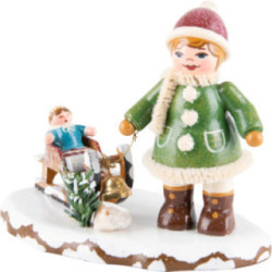 Winterkinder Oh, es schneit, es schneit - 6,5 cm