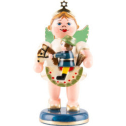 Engel mit Reiterlein - 6,5 cm