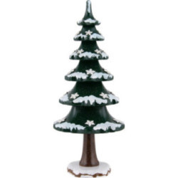 Winterkinder Winterbaum mit Schneekristall - 22 cm